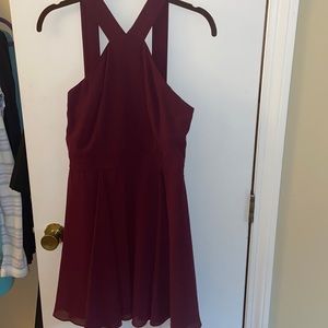 Lulus Plum cocktail dress in Large